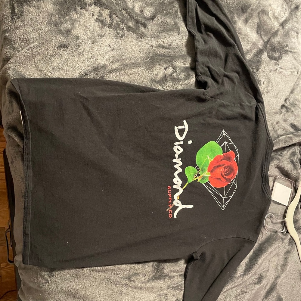 long sleeve black shirt by diamond